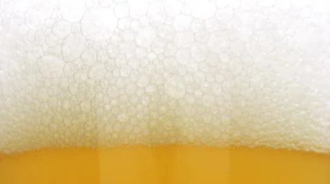 Beer Bubbles and Foam Stock Footage 63258439