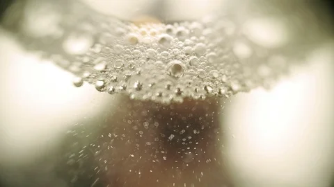Beer Bubbles And Foam Stock Footage 106513041