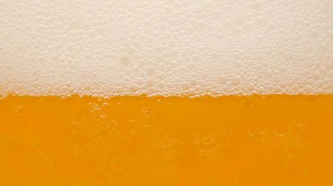 Beer Bubbles - Close Up Stock Photos