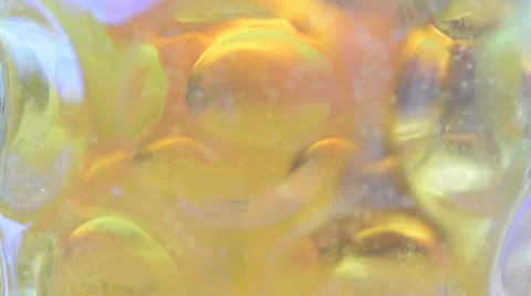 Beer bubbles Stock Footage 32284655