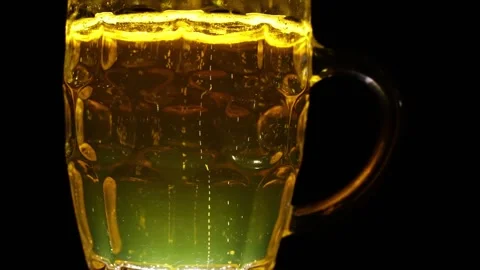 Beer bubbles Stock Footage 320165466