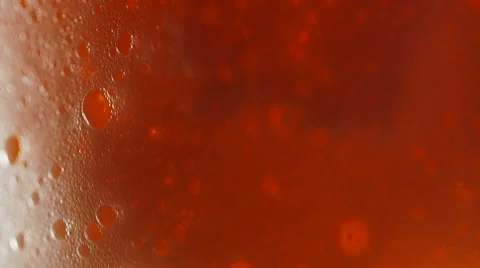 Beer bubbles in the high magnification and close-up Stock Footage 67941989