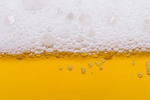 Beer bubbles Stock Photos