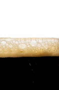 Beer bubbles Stock Photos