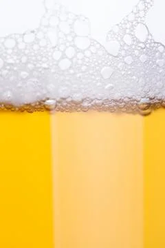 Beer bubbles Stock Photos