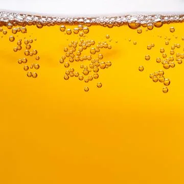 Beer bubbles Stock Photos