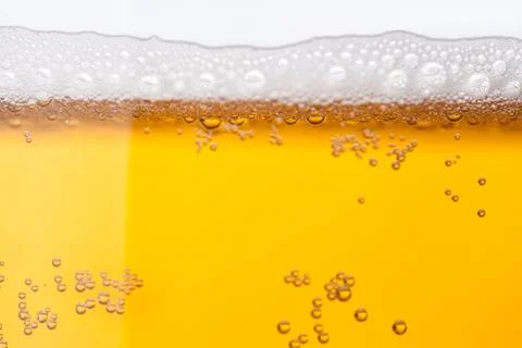 Beer bubbles Stock Photos