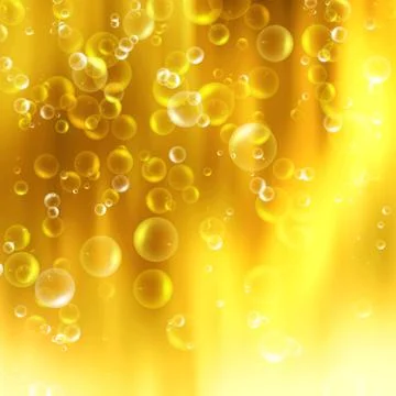 Beer bubbles Stock Photos