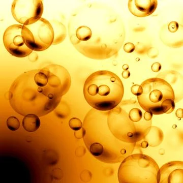Beer bubbles Stock Photos