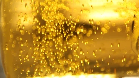 Beer Bubbles Stock Video Stock Footage 123852200