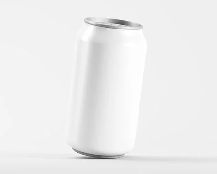 Beer can floating Illustrazione stock