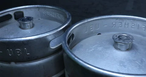 Beer cans at Factory Stock Footage 303918364