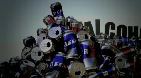 Beer Cans Stock Footage 18103537