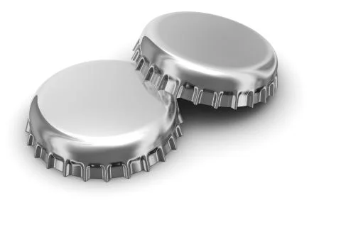 Beer caps Stock Photos