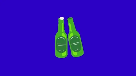 Beer on chroma key background Stock-Footage 332992734