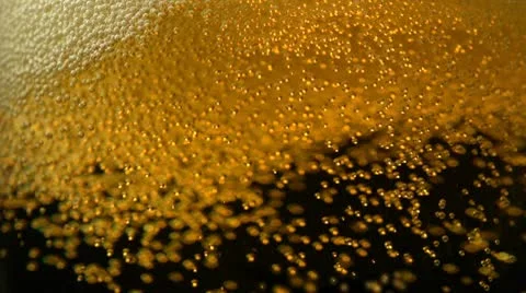 Beer, Close Up, Slow Motion Stock Footage 9286898