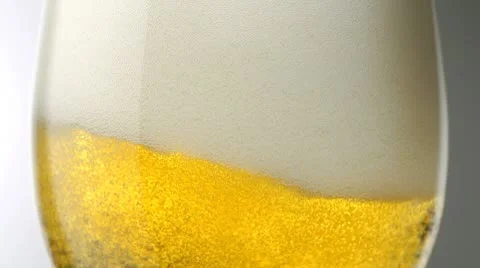 Beer, Close Up, Slow Motion Stock Footage 9287861