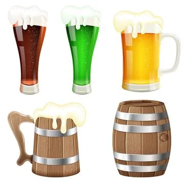 Beer Collection Stock Illustration