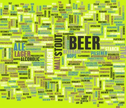 Beer concept Ilustración de archivo