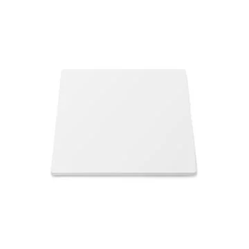 Beer cup coaster in shape of square a vector isolated realistic 3d illustrati Stock Illustration