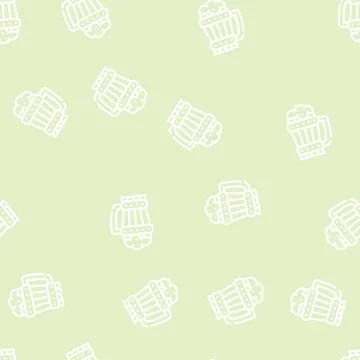 Beer cup line icon vector black illustration Stockillustratie