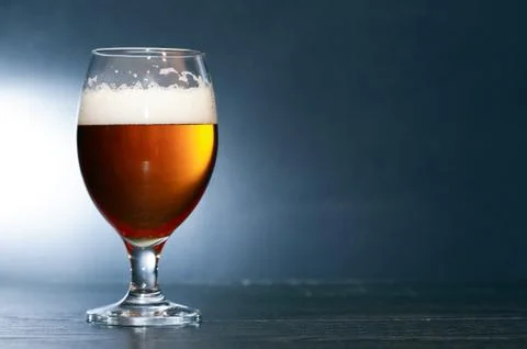 Beer On Dark Stock Photos