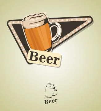 Beer design Stock Illustration