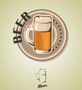 Beer design Stock Illustration