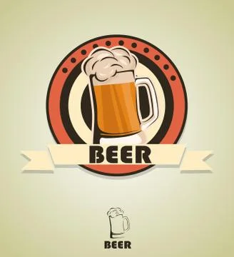 Beer design Stock Illustration