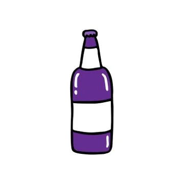 Beer doodle icon, vector illustration Stock Illustration