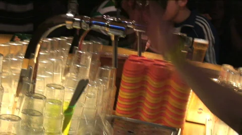 Beer drafting Video stock 117137