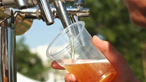 Beer drink draft beer Video stock 272181693