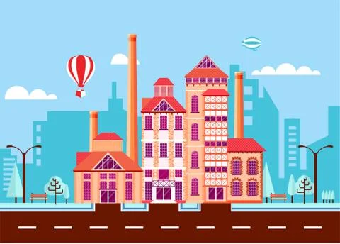 Beer factory 2 Stock Illustration