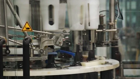 Beer factory interier Video stock 88696939