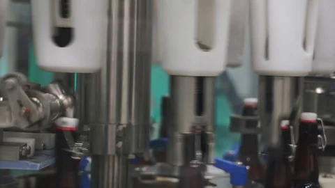 Beer factory interier Video stock 88696964