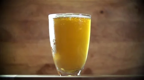 Beer fall peanuts green Stock Footage 58927439