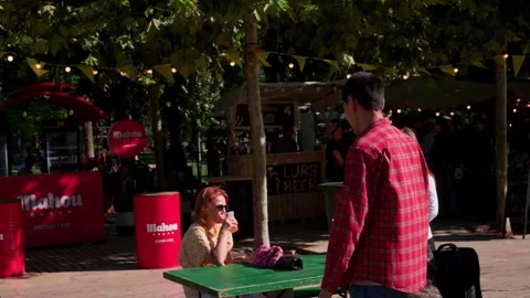 Beer Festival In Tbilisi Stock Footage 250032453