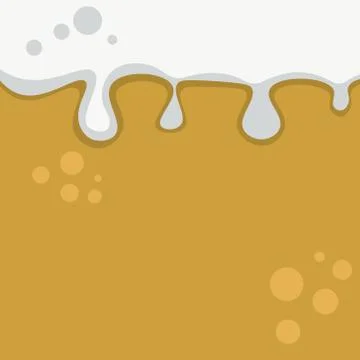 Beer foam background vector Stock Illustration