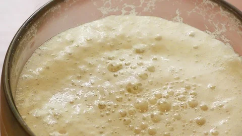 Beer foam in the mug Stock Footage 91623364