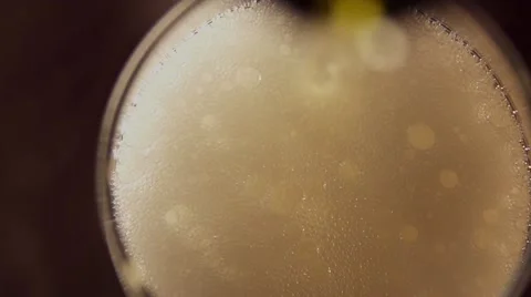 Beer foam in slow motion Stock Footage 67866958
