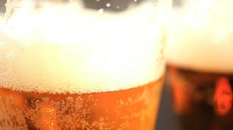 Beer in glass 스톡 동영상 779465