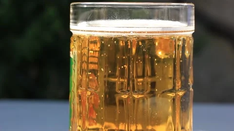 Beer in the glass Stock Footage 50609903
