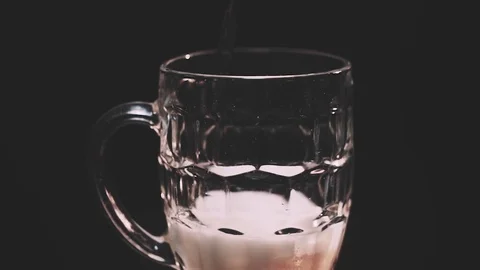 Beer into glass Stock Footage 81400152