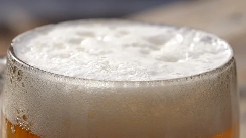 Beer in glass Stock Footage 86116546