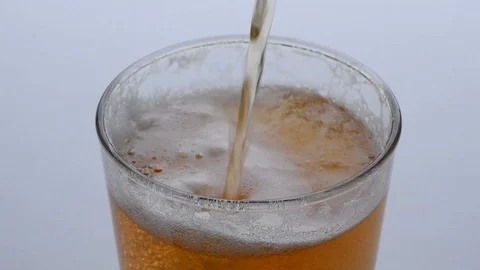 Beer in glass Stock Footage 91352373