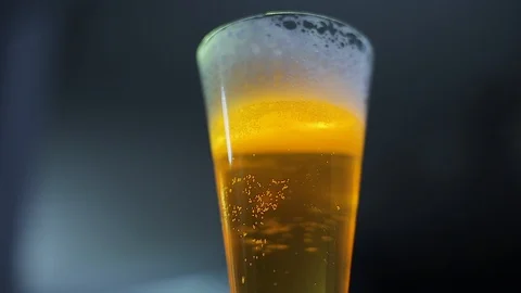 Beer Into The Glass Stock-Footage 123254192