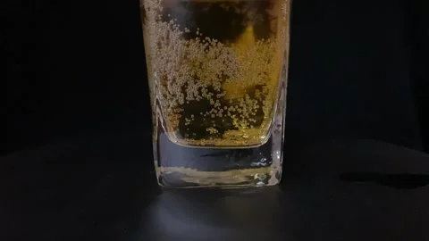 Beer in glass Video stock 228548226