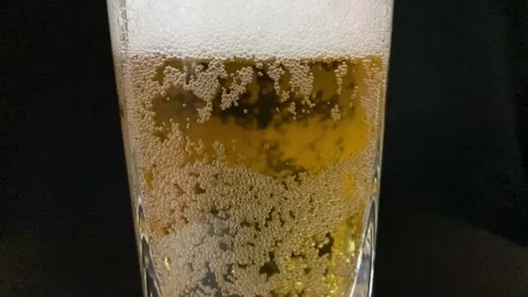 Beer in glass Stock Footage 228548236