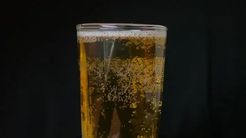 Beer in glass Stock Footage 228548305