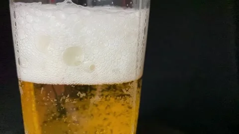 Beer in glass Stock Footage 228548323